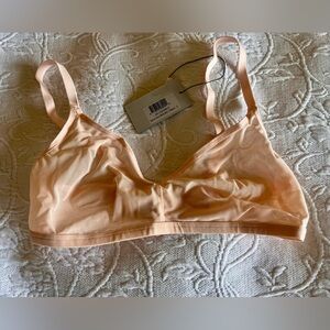 Negative Underwear Peach sieve non-wire Bralette size 2 NWT